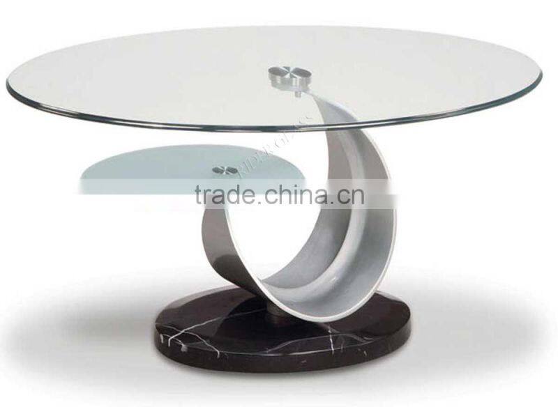 3-19mm Tempered Glass Top Round Dining Glass Table