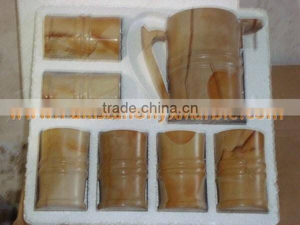 UNIQUE MARBLE WATER SETS AND GLASSES