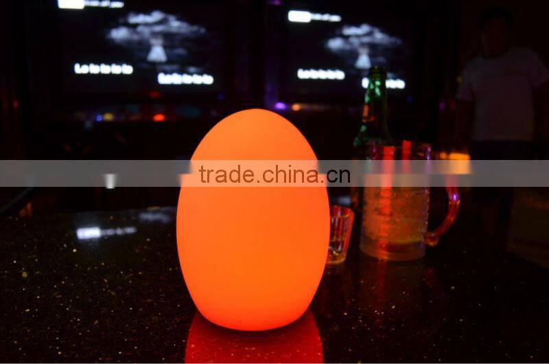 Decorative multi color changing Battery LED Table Lamp