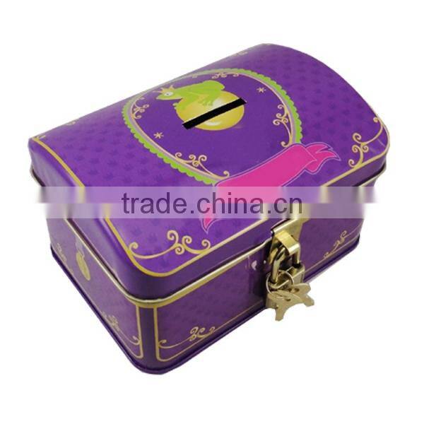 oval metal tin boxes with locks
