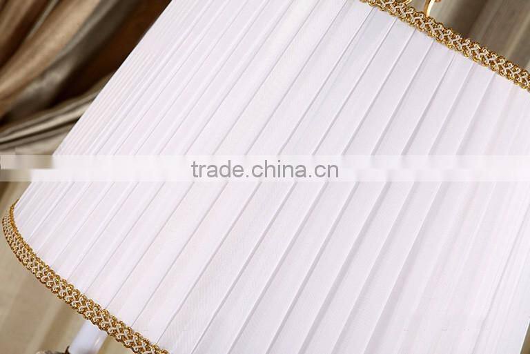 Clear K9 crystal lucky apple design white color lampshade floor lamp