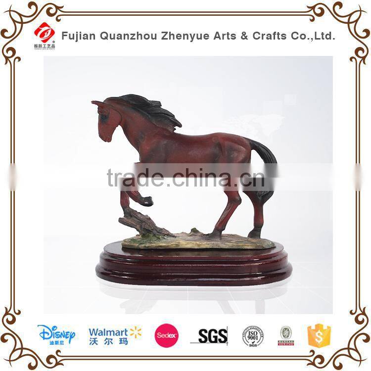 2015 cheapest chinese polyresin horse statue