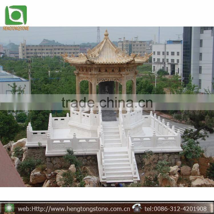 Garden Decoration Marble Stone Gazebo / Pavilion / Pagoda / Gloriette