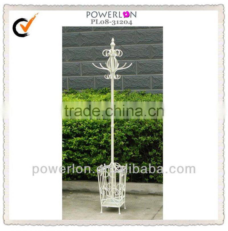 Wrought iron cafe coat stand