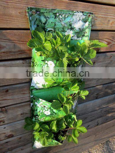 Planting Three Times For Balcony and Terrace,Cusmtomized Wall Pocket,Vertical Garden,Plant Bag