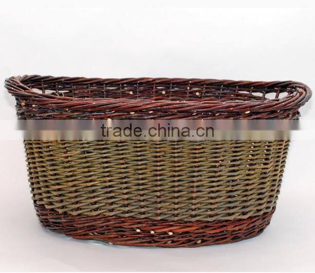 Buy wicker basket for firewood from Supplier