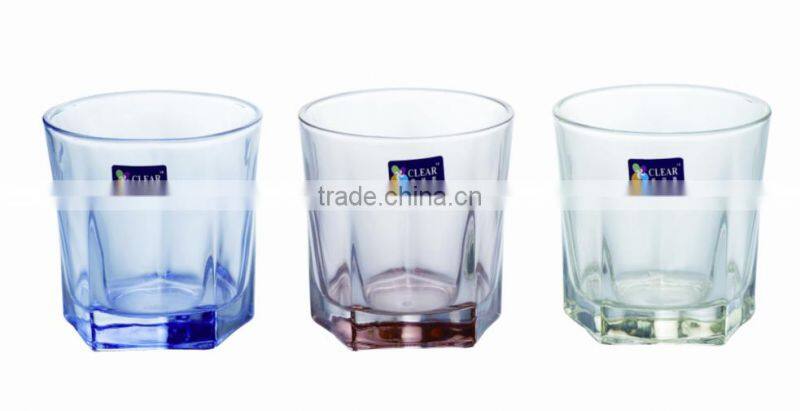 With sgs inspection certificate glass cups manufacturer offer new product glass for drinking water
