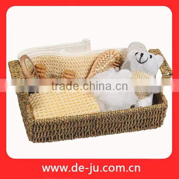 Wholesale Ratten Square Bin Professional Bath Set