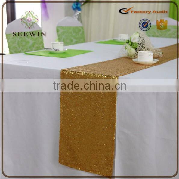 exotic fashionable quilted shinny grossy sequin chervon ruched square table runner