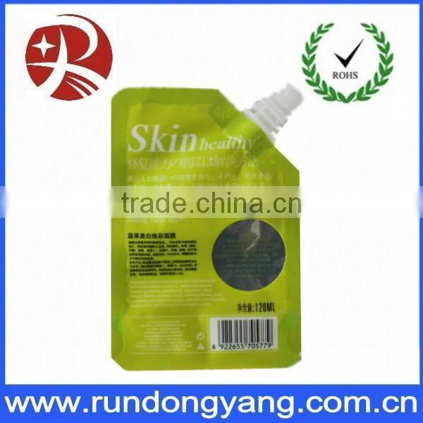 irregular facial mask bag with suction nozzle from SHENZHEN