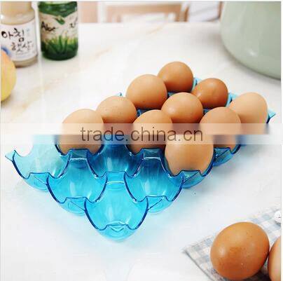 Small order Portable 15 Lattices Plastic Egg Storage Box