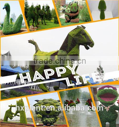 small sculpture aritificial green sculpture plastic fake plant artificial sculpture artificial plastic statue