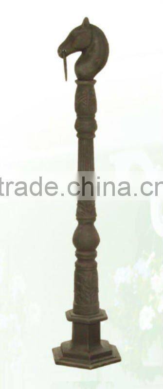 Cast Iron Horse Head with Cast Iron Post