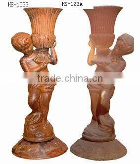 Cast Iron angel marble Statues