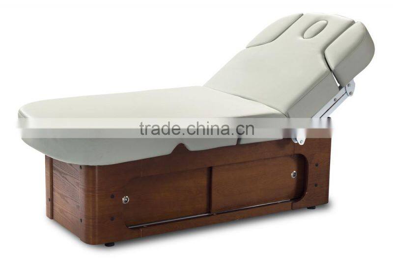 Wood base Electric Massage Beauty Bed / High End Used Electric Massage Table F-3361B-3