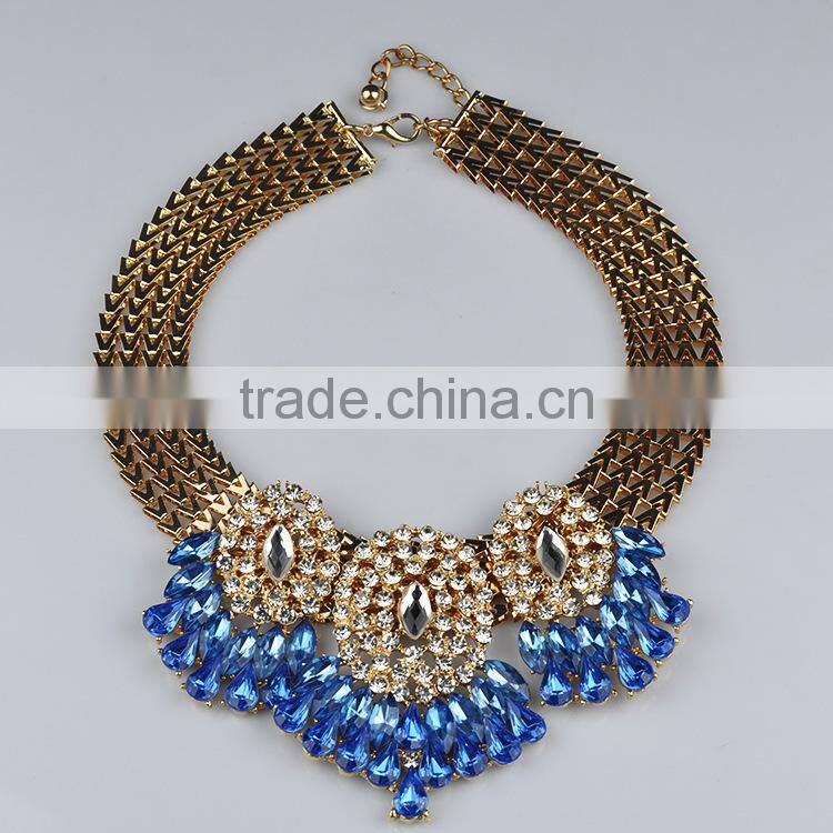 2016 new style women fashion alloy jewelry necklace for laddy