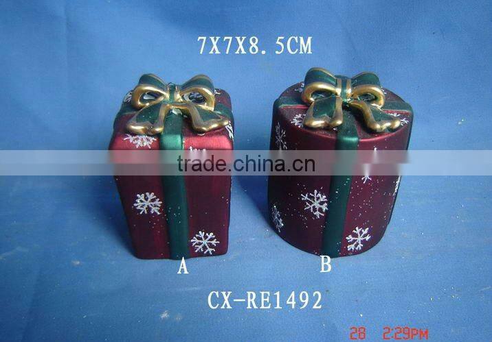 Ceramic Gift Box-Ceramic christmas gift box