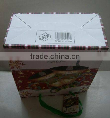 handling Paper bag; gift bag for Christmas