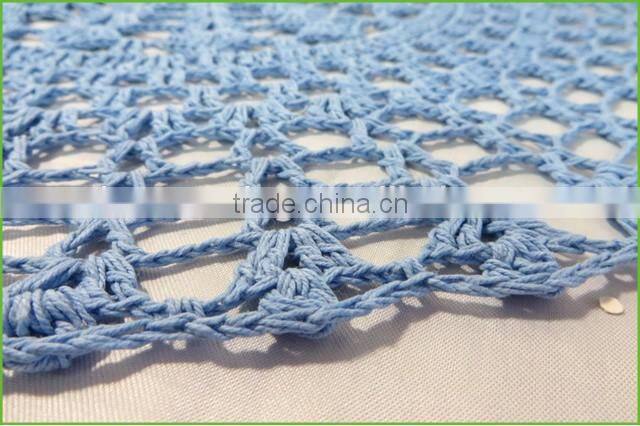 Cheap cotton placemats handmade crochet doilies for table decoration