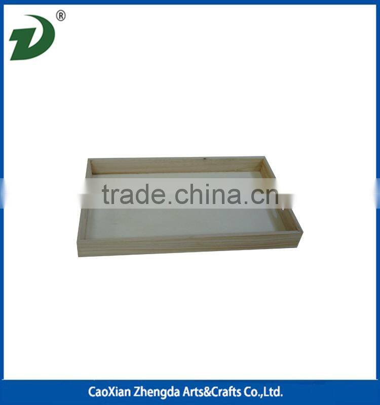 Decorative wooden tray