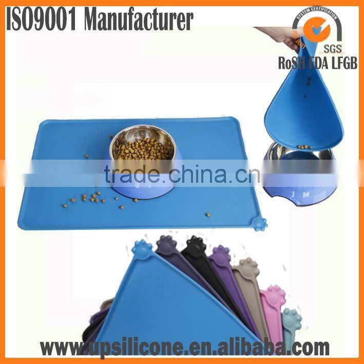 No odor non-stick Waterproof Easy clean pet dog dinner food bowl dog carpets