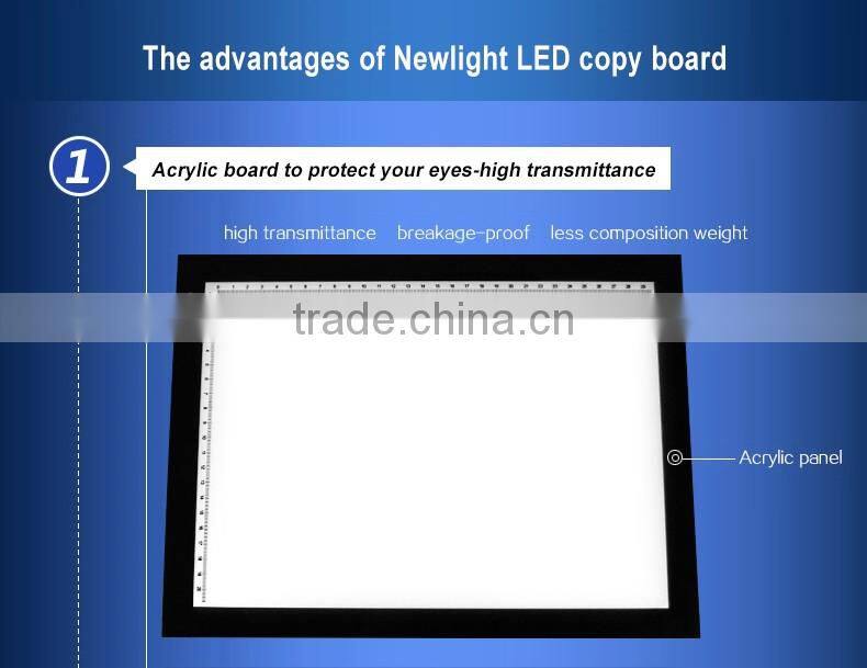 Newlight original LED Tracing Copy Board/infrared led copy board with size A3 & A4