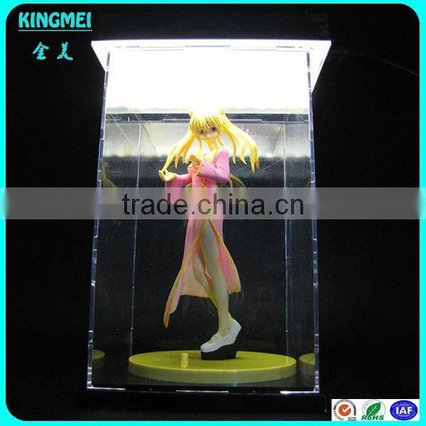LED cheap clear acrylic cartoon characters display box