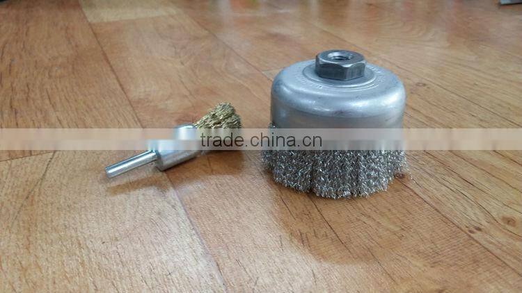 Stainless steel wire cup brush(65mm~150mm)