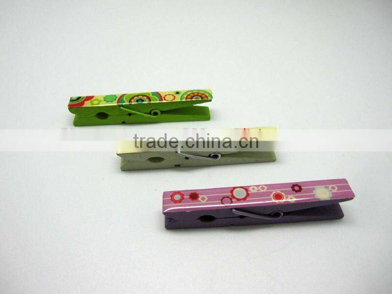 Fashion promotion art wooden peg
