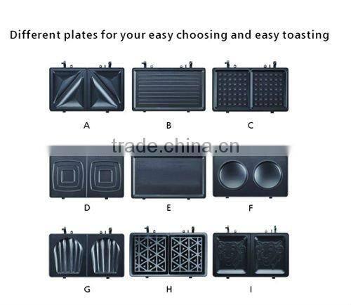 2 slice electric sandwich maker SM-128