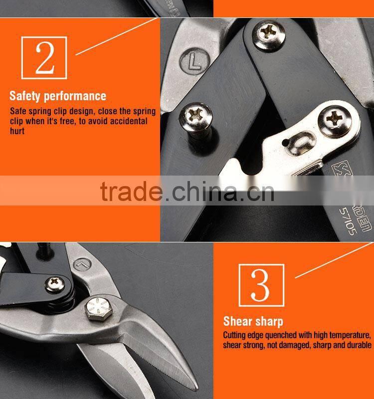 Professional Taiwan Type Chrome Vanadium Aviation Snips Right