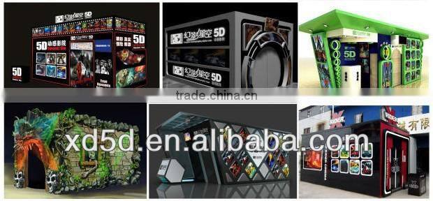 Mini 5D Cinema (Blue) Hot Selling 4D 5D 6D Cinema 3d simulator movie System amusement 7d cinema