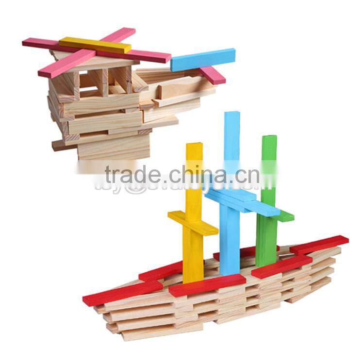 Building Blocks Classic Wooden Toy for Kids W13D153-S