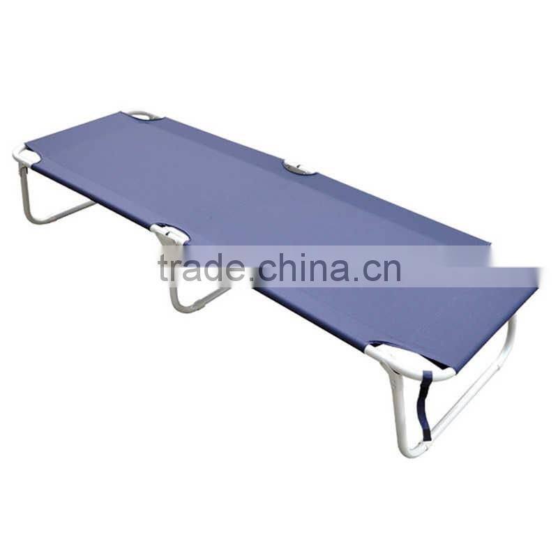Steel Folding Sun Bed 3 Legs Sunbed Folding Chair