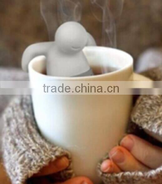 Funny Silicone Mr. tea infuser/ Tea Device CK-TI181