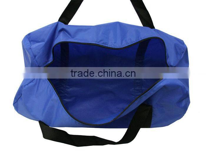 Rose Red Customized Large Comparment Duffel Nylon Promo Travelling Bag