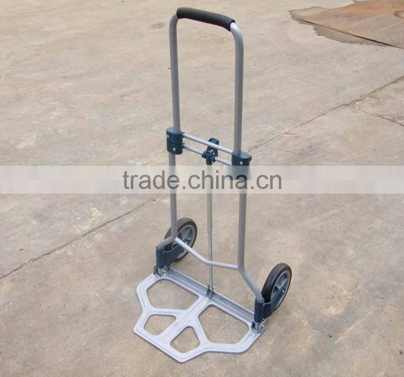 Aluminum light weight portable hand truck hand trolley
