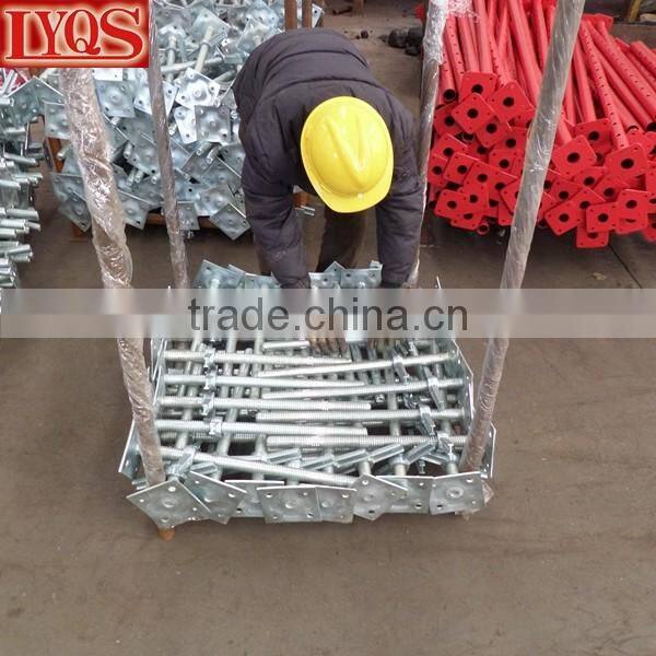 Heavy Duty Solid Steel Screw Jacks with 5" x 5" Base Plate