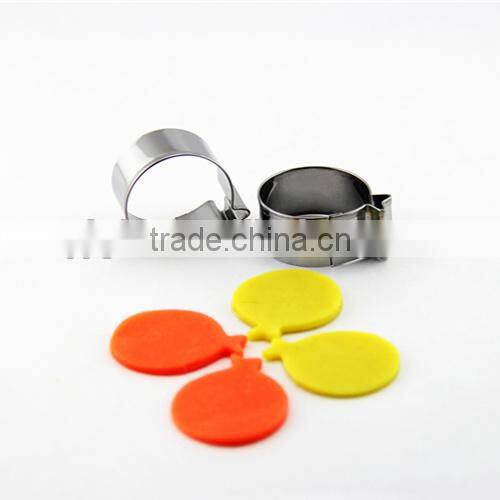 100% food grade plastic cookie cutter kids orange cookie cutter FDA