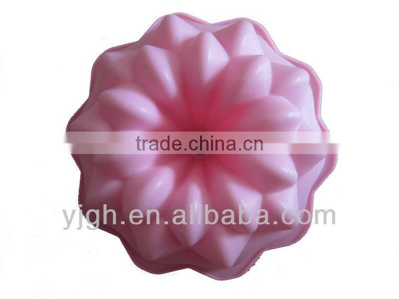 Lovely flower shape silicone cake molds