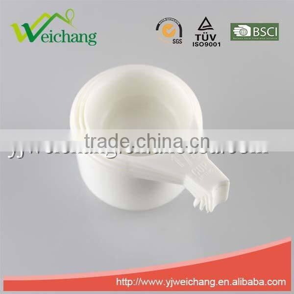 WCTS501 Plastic Measuring Cups ,White color, Set of 4,