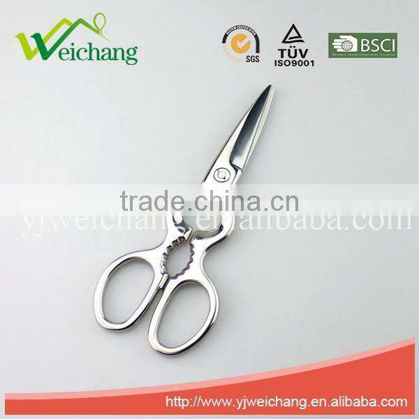 WCJ654 Hot Sale Scissors Stainless Steel Can Opener with Fish cutting scissors