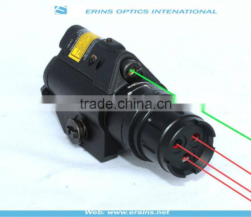Tactical Triple Red Laser sight with single green Laser scope combo