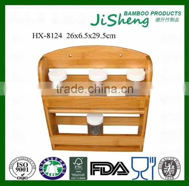 Best Selling Kitchen Bamboo Spice Rack Organizer