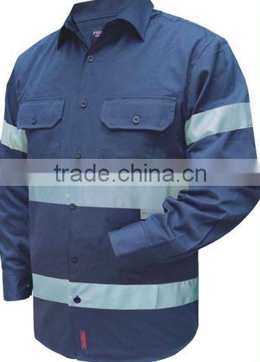 Cotton Factory Soft Safety Work Clothes For Coal Mining Industry