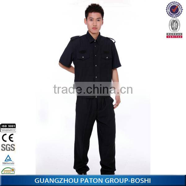 Security Uniform for Men, Factory Price Customized Security Guard Uniform Design B043