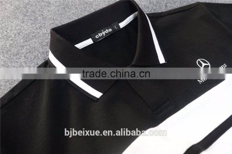 100% cotton polo t shirt with high quality for man