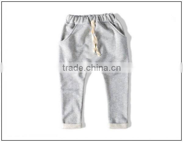 2016 custom cheap long kids sweat pants kids