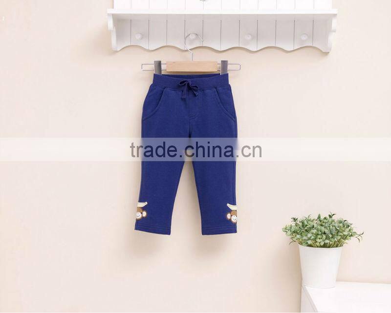 2013 Autumn baby wear 100% cotton kids cute pants kintted