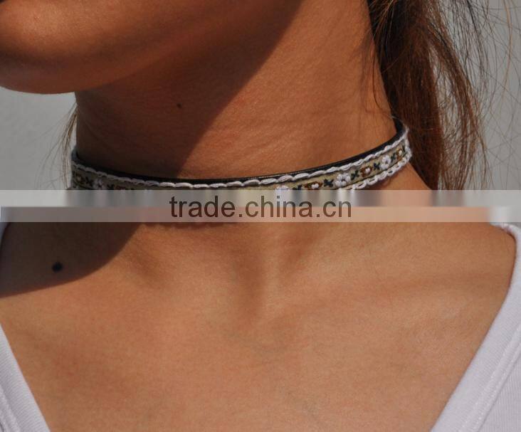 ribbon bow choker necklace butterfly knot necklace handmade ribbon necklace jewelry